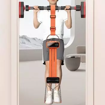 Вспомогательная лента для подтягиваний Регулируемая эластичная сверхмощная вспомогательная лента для подтягиваний Домашний спортзал Силовые тренировки Эспандер для турника оранжевый