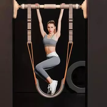 Вспомогательная лента для подтягивания Вспомогательные ленты для подтягивания Регулируемый ремень для подтягивания с опорой для ног для растяжки тела 40KG elasticity