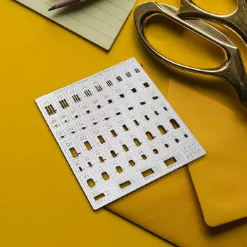 Вспомогательная линейка для резьбы по линиям, инструмент для модели хобби, прочный для строительства, модельер для сверлильных отверстий