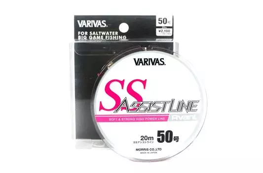 Вспомогательная линия Varivas SS 20 м # 50 240 фунтов (3499) красный