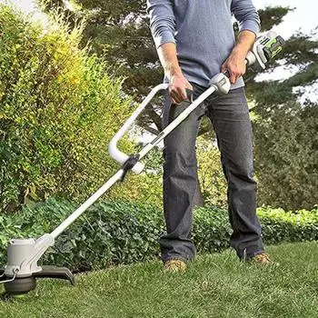 Вспомогательная рукоятка газонокосилки Wacker String Trimmer Grip Улучшение осанки Эргономичная рукоятка газонокосилки Пожиратель сорняков Удлинитель вспомогательной рукоятки белый