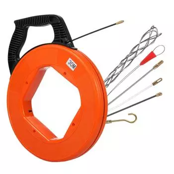 Вспомогательное устройство для вытягивания кабеля Быстросъемное устройство для протяжки проводов Специальные инструменты для протяжки и заправки проводов Съемник для электриков Настенное вспомогательное устройство для протяжки кабеля