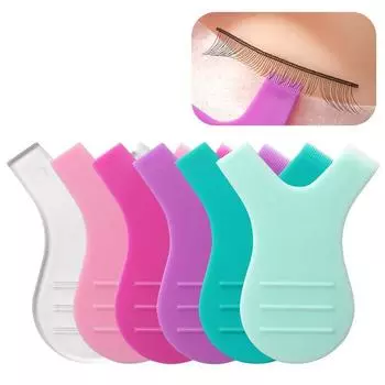 Вспомогательные инструменты Ресницы Салон красоты Наращивание ресниц Y-образные щеточки Посадка накладных ресниц Щеточки 4.5*3.3cm розовый