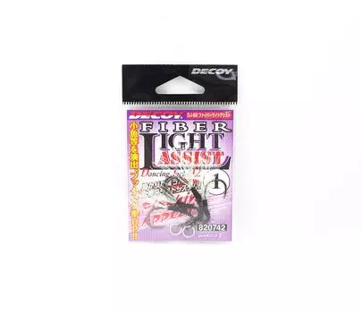 Вспомогательные крючки Decoy DJ-92 с оптоволокном, размер 1 (0742)