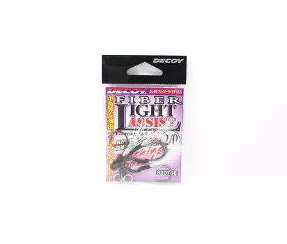 Вспомогательные крючки Decoy DJ-92 с оптоволокном, размер 2/0 (0766)