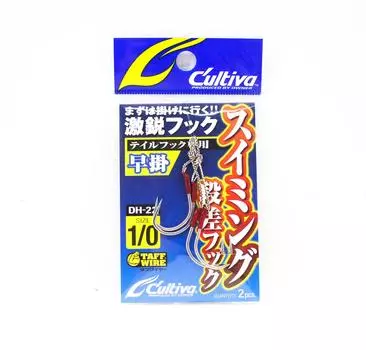 Вспомогательные крючки для плавания Owner DH-22, размер 1/0 (6784)