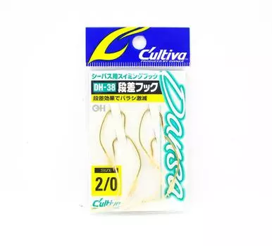 Вспомогательные крючки для плавания Owner DH-38, размер 2/0 (1582 г.)