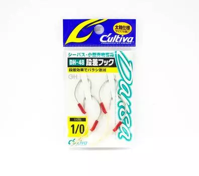 Вспомогательные крючки для сибаса Owner DH-48 Dansa, размер 1/0 (2000)