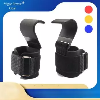 Вспомогательные крюки, вспомогательные ленты для подтягиваний, перчатки для штанги, фитнес-мужчины, жесткие тяги, защита запястий, защита ладоней One pair