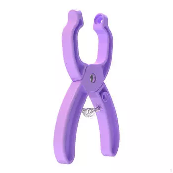 Вспомогательный инструмент для крепления глаз DIY Craft Удобный захват для вязания крючком для мягкой куклы 5-30 мм фиолетовый