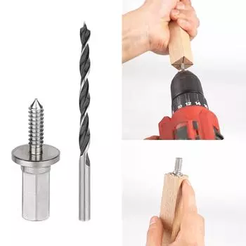 Вспомогательный инструмент с круглой головкой гвоздя, дрель из нержавеющей стали для электрического сверлильного станка, насадка для деревообработки