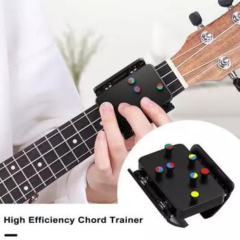 Вспомогательный инструмент, тренажёр для аккордов укулеле, одна цветная струна, профессиональный аккорд