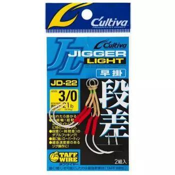 Вспомогательный крючок OWNER JD-22 Jigger Light Step Early Hanging 3/0 Нет. 11767