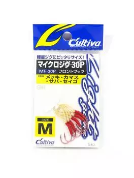 Вспомогательный крючок Owner MF-30P для микроджиг-лайта, размер M ( Размер 2 ) (0351)