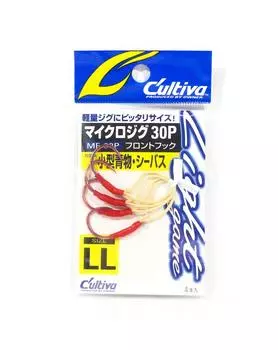 Вспомогательный крючок Owner MF-30P для микроджиг-лайта размера LL ( Размер 1/0 ) (0382)