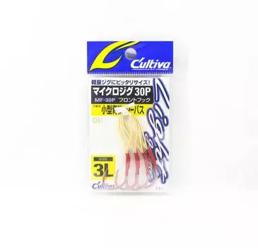 Вспомогательный крючок Owner MF-30P для Micro Jig Light Game 3L (Размер 2/0) (0474)