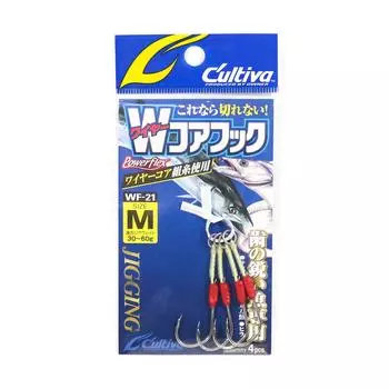 Вспомогательный крючок Owner WF-21 Power Flex Wire с сердечником, размер M (0778)