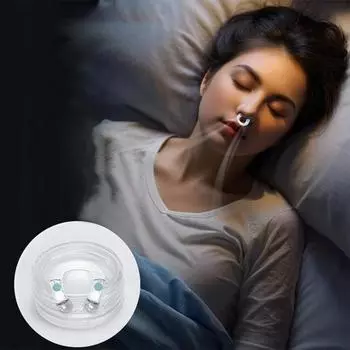 Вспомогательный сон Антихрап Носовой зажим Слабое магнитное всасывание Антихрап Сонные бусины Силиконовое устройство Антихрап 1pc