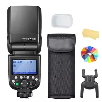 Вспышка Godox для камер Fujifilm Высокоскоростная синхронизация TTL-пленки Color X System GN60 Speedlight Беспроводная функция дистанционного спуска вспышки
