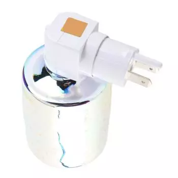 Вставьте в розетку нагреватель воска лампа декоративная электрическая ароматизированная воскоплавильная лампа ночник для дома спальня выключена US Plug 120V