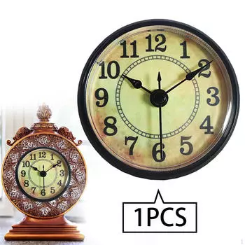 Вставка для круглых часов 2,8 дюйма, миниатюрные внутренние запасные части для замены старых циферблатов, изысканные Roman Numerals