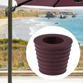 Вставка клина для зонта на открытом воздухе для уличных столов коричневый