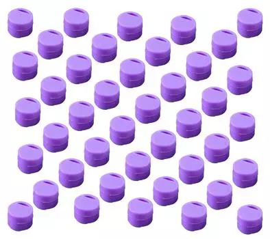 Вставка крышки для криопробирки AS ONE 500 x 4 пакета CryoFreeze(р) 6000-05 (пурпурный) шт/мешок /3-6367-05 фиолетовый