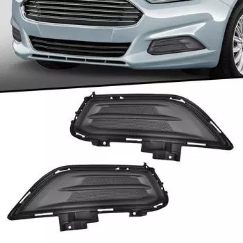 Вставка переднего бампера Крышка противотуманной фары Левая+Правая Подходит для Ford Fusion 2013-2016
