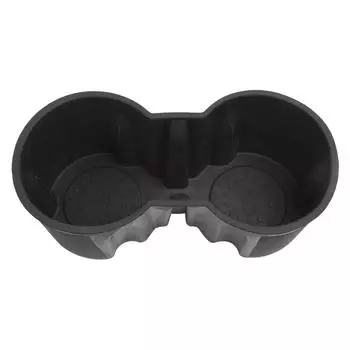 Вставка в консоль с двумя отверстиями, центральный консольный органайзер, противоскользящая вставка, ящик для хранения для Tesla Model 3 Y 2021, автомобильные аксессуары CHINA