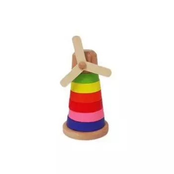 Вставка в виде кольца ветряной мельницы Nobelland, разноцветная, 1 шт., корейские детские товары