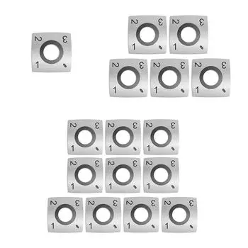 Вставки, фрезы, лезвия, 4-гранные сменные фрезы, прочные токарные фрезы для деревообработки, спирально-винтовая строгальная головка 1PCS