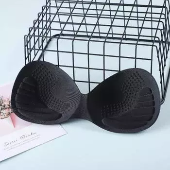 Вставки из губчатой пены Подушечки для бюстгальтера Чашка для груди Бюстгальтер для груди Вставка для бикини Вставка для бюстгальтера чёрный