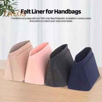 Вставная подкладка из фетра для сумки Champ Tote, многокарманный дизайн с карманами на молнии для чашек, косметичка, разделитель для сумки, вставка для сумки на ремне S темно-серого