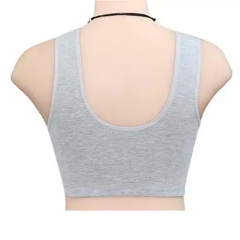 Вставная пряжка спереди, новая однотонная модель нижнего белья с пуговицами, мягкий хлопок, большой размер, жилет, нижнее белье, женский бюстгальтер 36/80 (price excluding cotton cup)