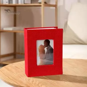 Вставной фотоальбом в льняной обложке, 50 страниц, 100 карманов, 4x6 дюймов, свадьба, путешествие, детский праздник, дети, семья, годовщина, коллекция фотографий, книга серый