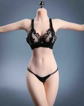 VSTOYS нижнее белье трусики фигурка сменный костюм купальник леди кукла нижнее белье бюстгальтер трусики подарок хобби PHICEN TBLeague 21XG84B черный 1/6 +