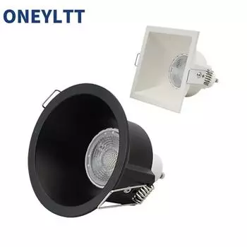 Встраиваемая рама GU10/MR16 патрон лампы кронштейн для точечного освещения в ванной комнате патрон патрон для точечного освещения