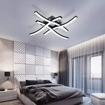 Встраиваемые потолочные светильники Arc Design Современные светодиодные потолочные светильники Холодный белый подвесной потолочный светильник Гостиная Спальня Кухня Столовая Кафе Офис