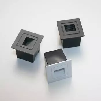 Встраиваемый угловой настенный светильник, наружный садовый светильник, водонепроницаемый IP65, настенный светильник, подземный светодиодный светильник для лестницы, уличный футлайт Warm White