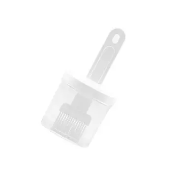 Встроенная масляная щетка для барбекю, гриля, нейлоновая щетка для выпечки, многоразовое масло для барбекю белый