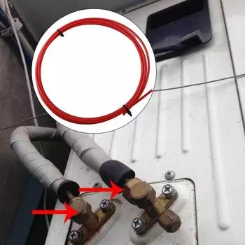 Встроенная медная трубогибочная полоса для трубогиба кондиционера PE пластик красный