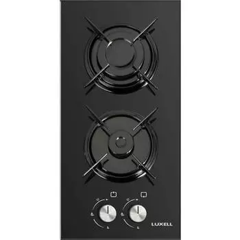 Встроенная стеклянная плита Black Domino