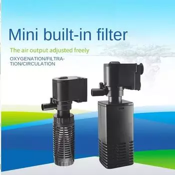 Встроенный фильтр для аквариума, погружной насос «три в одном», бесшумный циркуляционный кислородный насос, мини-очиститель для аквариума WP850F4W