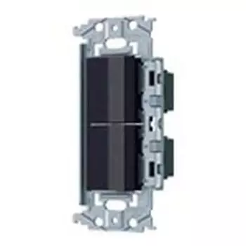 Встроенный комплект переключателей Panasonic с длинной ручкой Switch E матово-черный WNSS52294B SO-STYLE C,