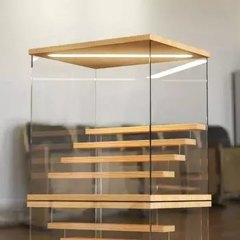 Встроенный потолочный светильник, ящик-заглушка, ящик для хранения, коврик из пузырчатой ткани, акриловая стойка для демонстрации, ручная коробка, витрина для куклы, модель LEGO, чехол от пыли