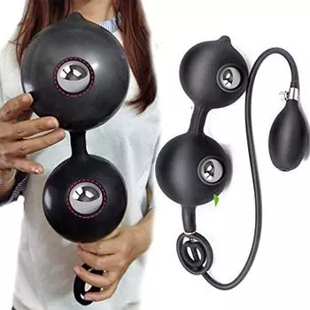 Встроенный стальной шарик, анальная пробка, надувной большой длинный мастурбатор Auns, массажер для простаты, массажер для точки G, стимулятор клитора, секс-игрушки для взрослых