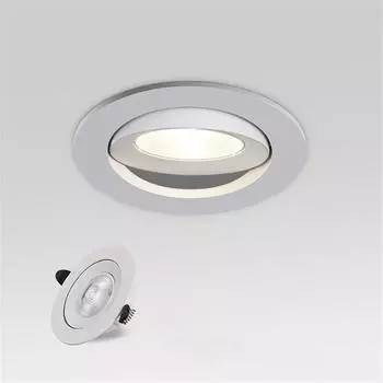 Встроенный светодиодный потолочный светильник 5 Вт, 7 Вт, 12 Вт, для внутреннего использования, современная спальня, гостиная, светильник с регулируемым углом наклона, точечный светильник Warm White