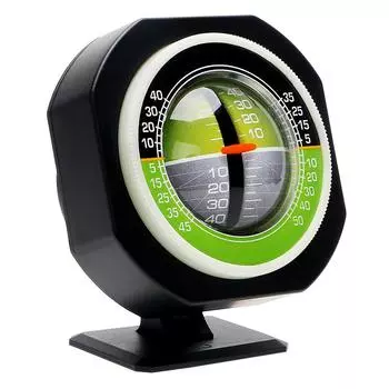 Встроенный светодиодный высокоточный светящийся автомобильный компас, инклинометр, угол, автоматический измеритель уклона, уровень, автомобильный деклинометр, градиент