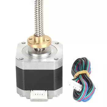 Встроенный винт T8 300 мм, 42x40 мм, шаговый двигатель NEMA 17, подходит для RepRap Prusa i3/3D-принтеров, оси Z/станка с ЧПУ