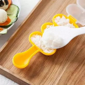 Встряхните рисовый шарик Артефакт Пищевой материал Детский мультфильм Удобная форма Mold розовый